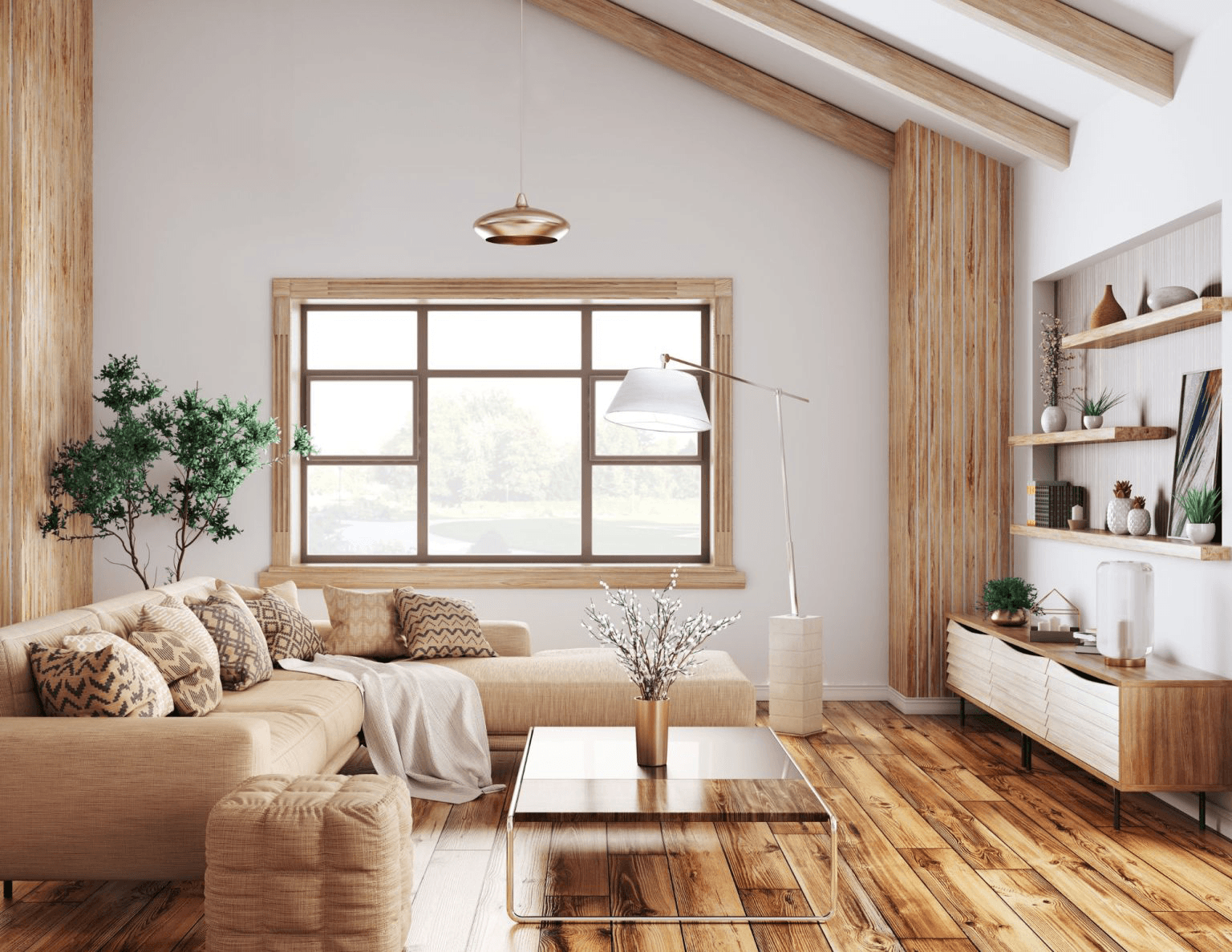 Beautiful living room remodel by Columbus Master Builders