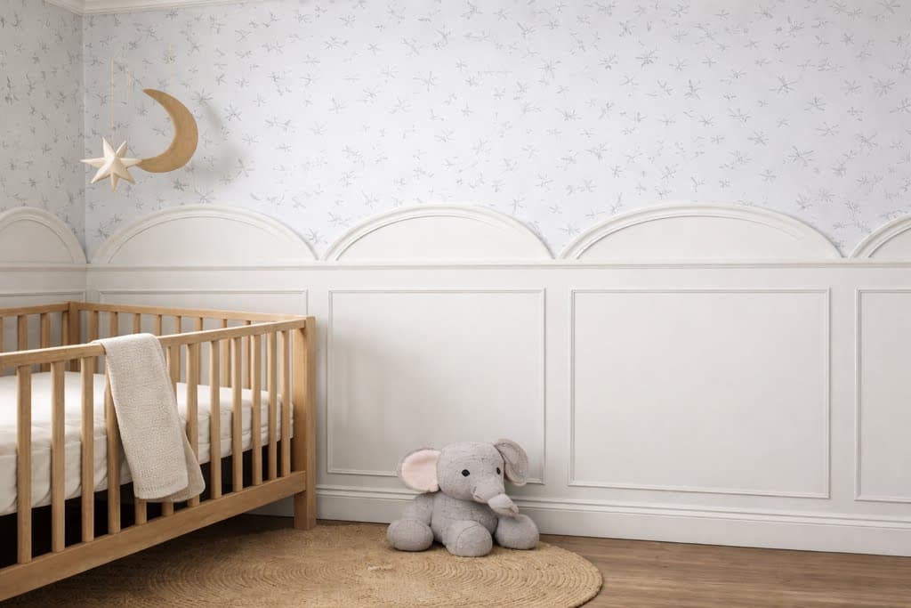 Feature wall paneling by Columbus Master Builders